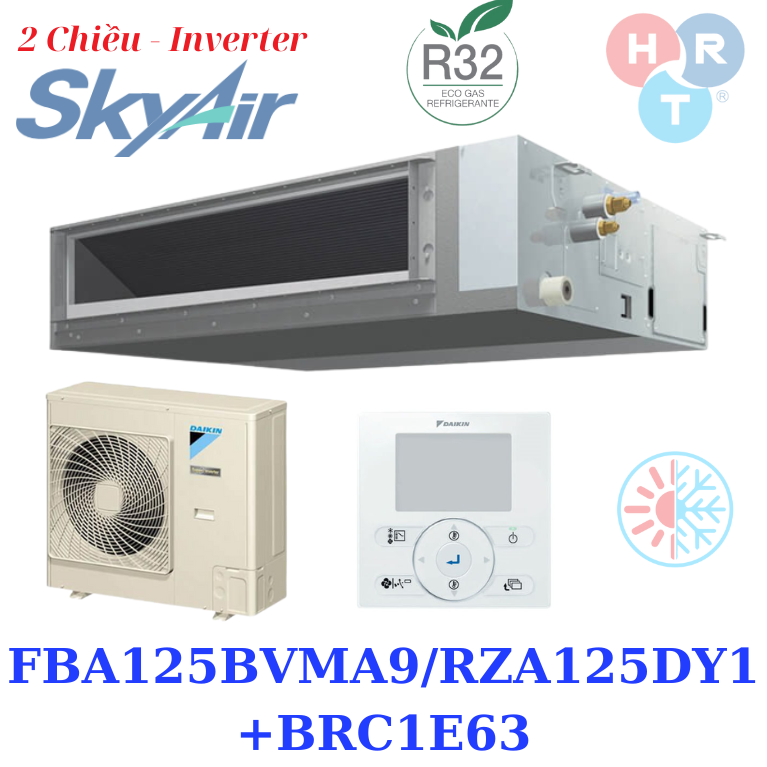 Điều Hòa Daikin Skyair FBA125BVMA9/RZA125DY1+BRC1E63